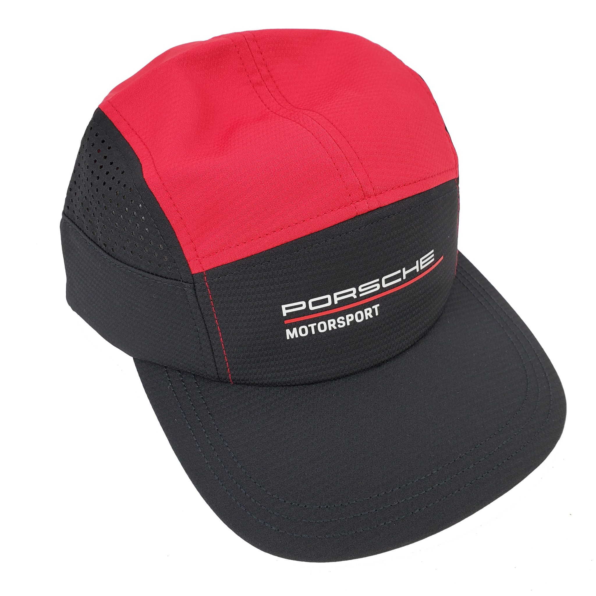 Black/Red Porsche Motorsport Hat Guts Wear