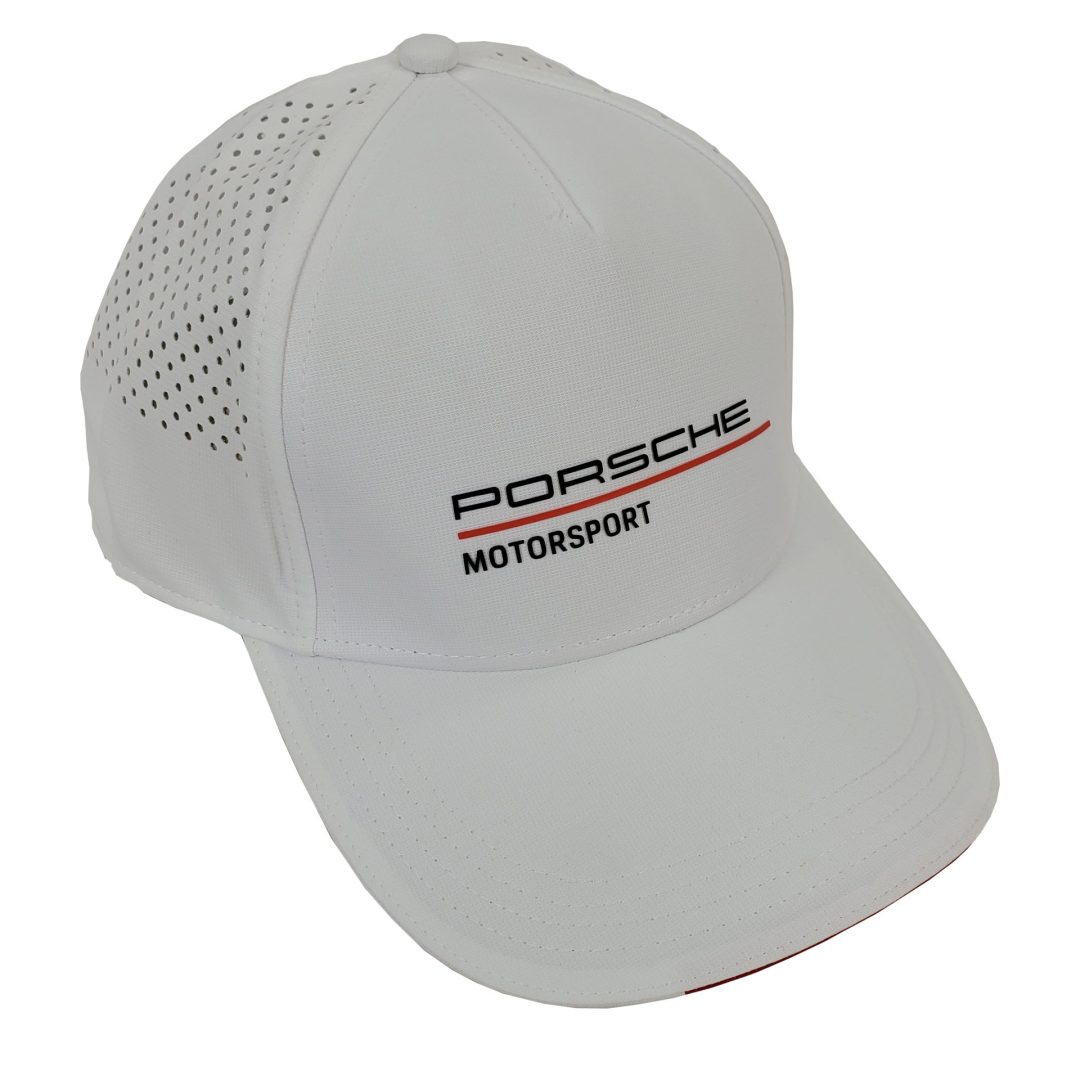 White Porsche Motorsport Hat Guts Wear