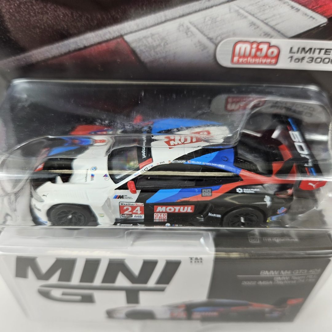 1/64 Mini GT 1:64 BMW M4 GT3 #24 BMW Team RLL 2022 IMSA Daytona 24 Hrs –  Team IMSA