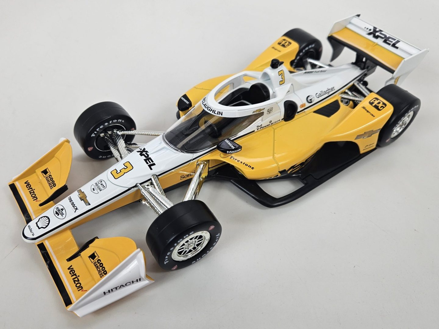 1:18 GL 2024 Scott Mclaughlin #3 Xpel Team Penske Indycar Diecast By  Greenlight