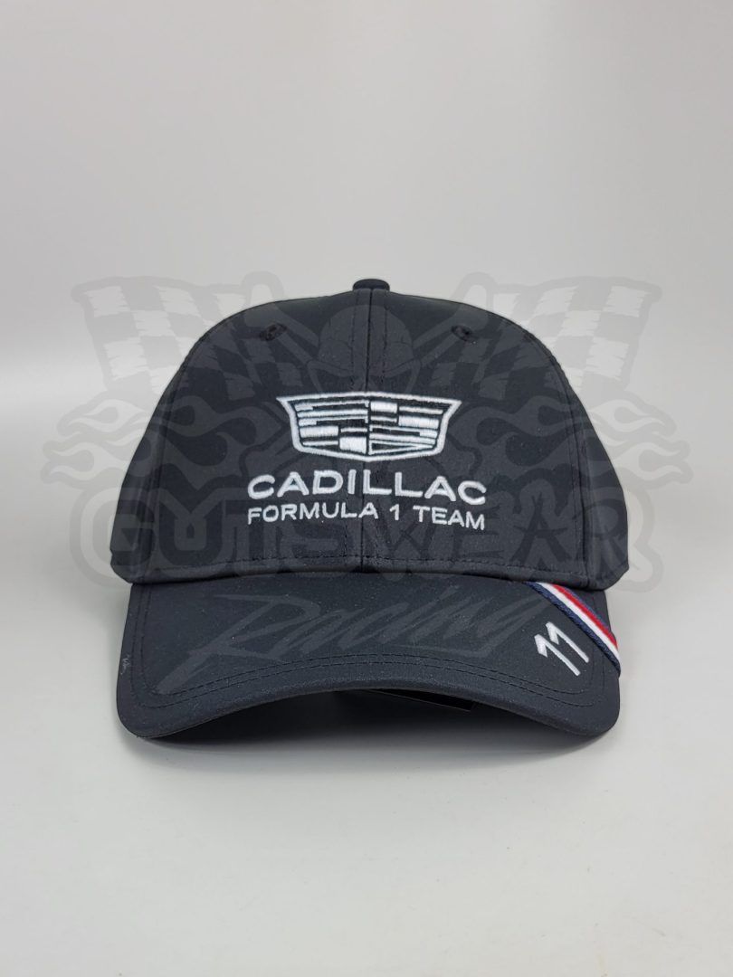 Cadillac F1 Black Sergio Hat Front