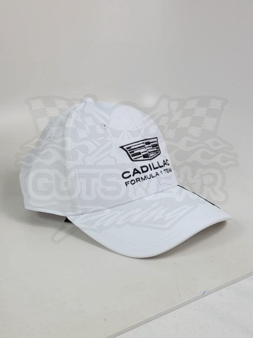 Cadillac F1 Valterri Bottas White Hat Front Right