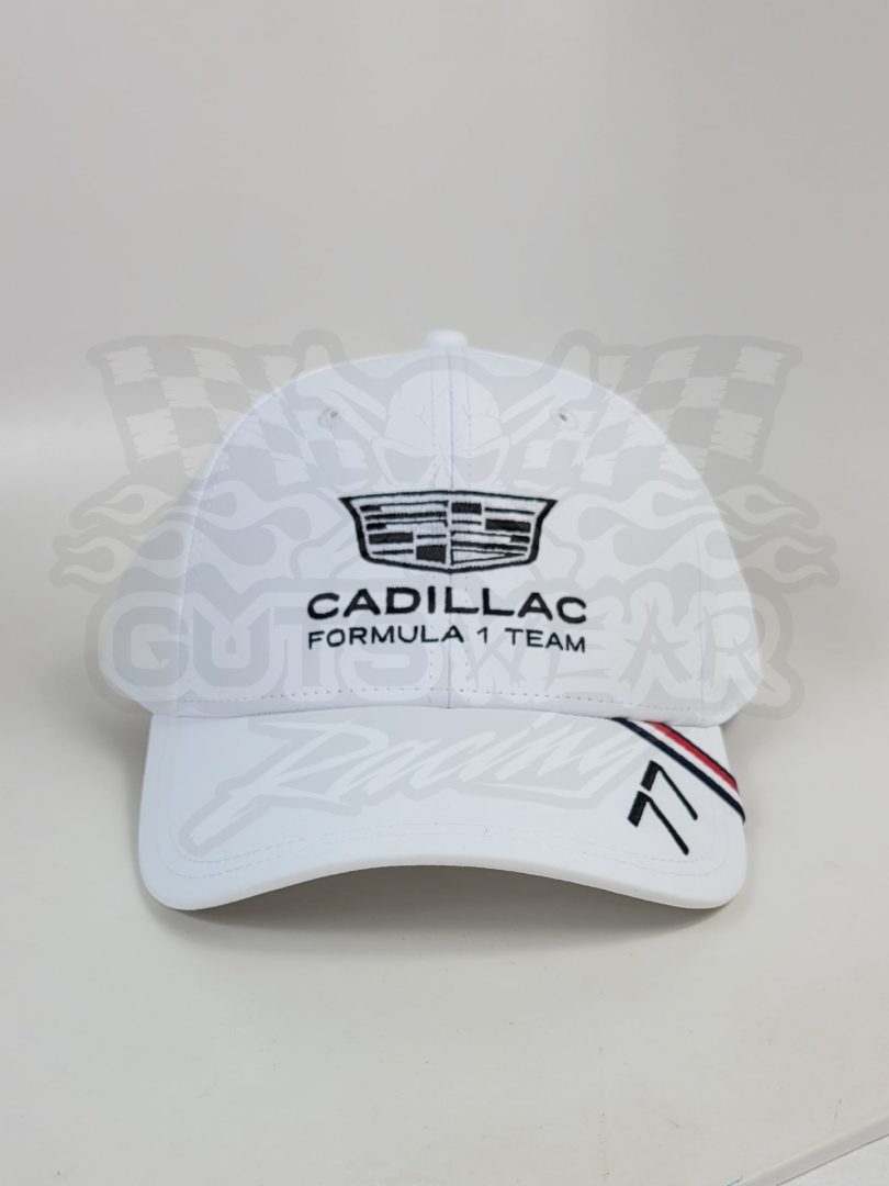 Cadillac F1 Valterri Bottas White Hat Front