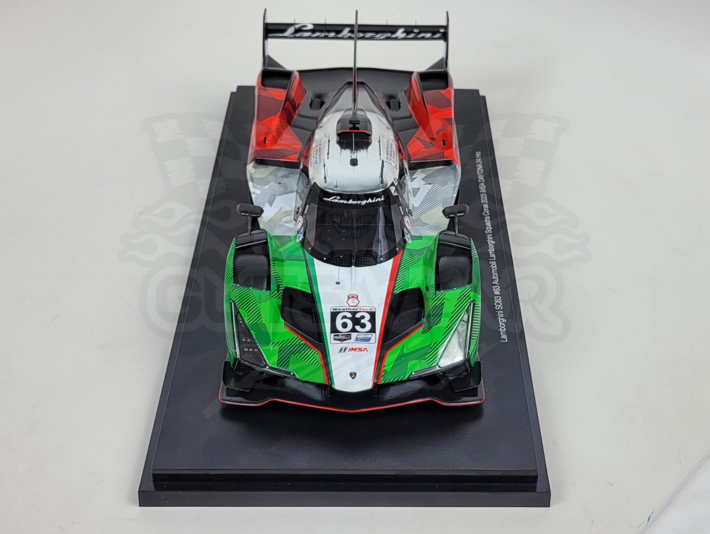 1:18 2025 TSM Automobili Lamborghini Squadra Corsa Lamborghini SC63 LMDh Daytona 24 Model by Top Speed Models - Image 4