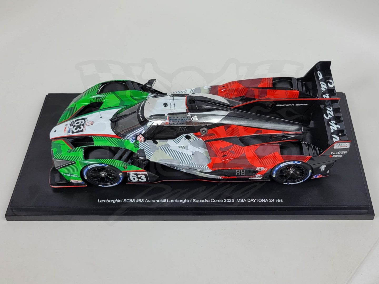 1:18 2025 TSM Automobili Lamborghini Squadra Corsa Lamborghini SC63 LMDh Daytona 24 Model by Top Speed Models - Image 3