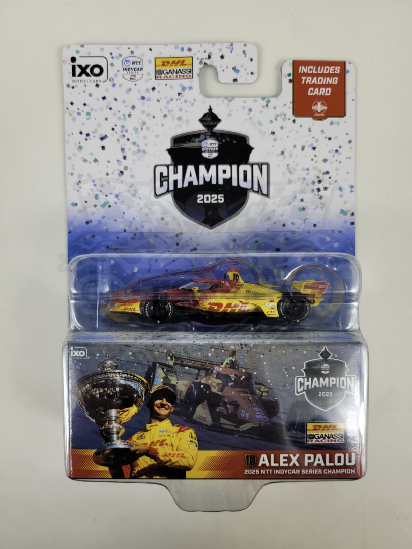 2025 IXO 1:64 Alex Palou 2025 Championship #10 DHL Chip Ganassi Racing Honda Diecast