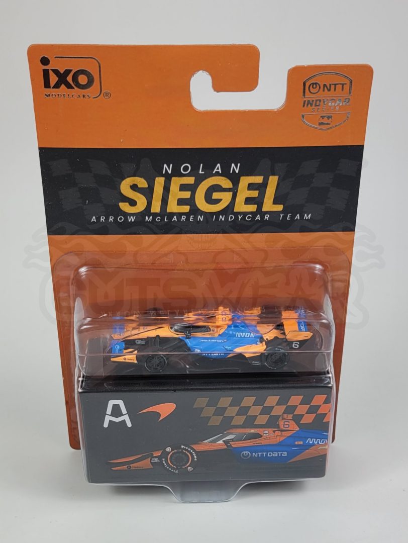 1:64 IXO 2026 Nolan Siegel #6 NTTData Team McLaren Indycar Diecast By IXO Model Cars
