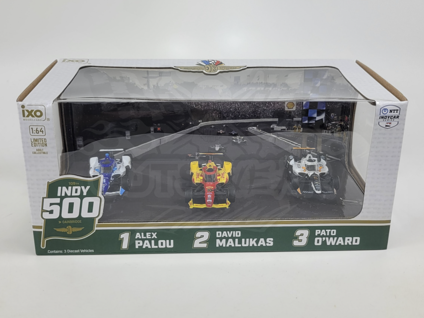 2025 IXO 1:64 109th Indianapolis 500 Victory Row Collector's Set