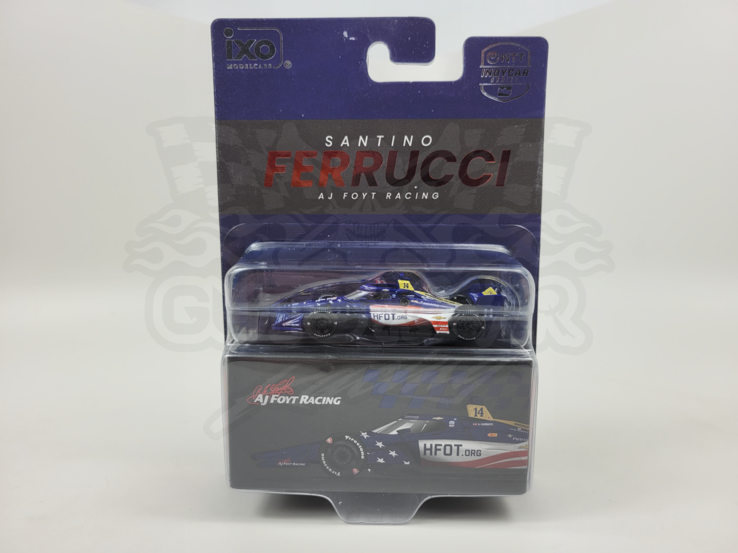 1:64 IXO 2026 Santino Ferrucci #14 HFOT.org AJ Foyt Racing Indycar Diecast