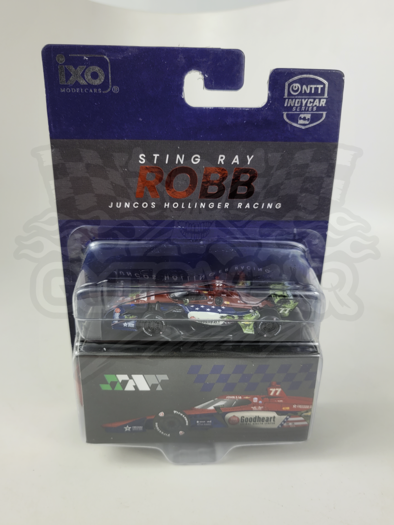 1:64 IXO 2026 Sting Ray Robb #77 Goodheart Animal Health Center Juncos Hollinger Racing Chevrolet IndyCar Diecast