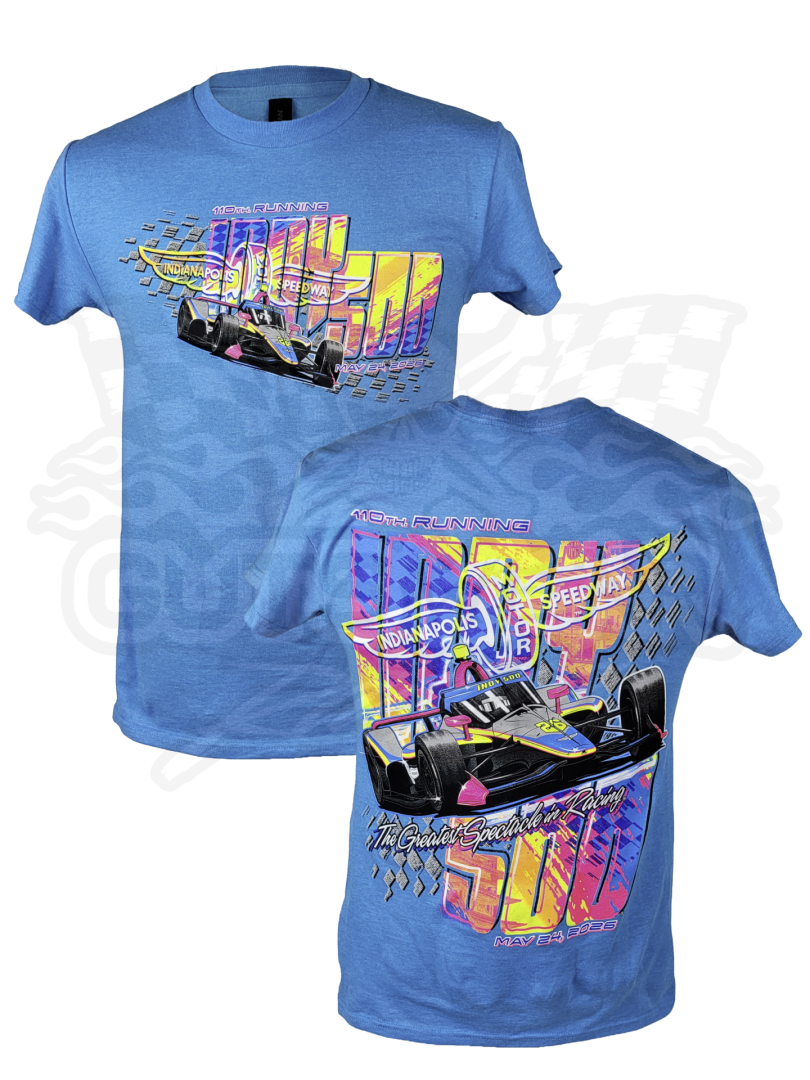 2026 Indianapolis 500 Event Shirt Blue