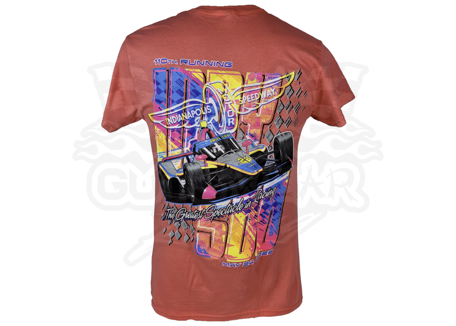 2026 Indianapolis 500 Event Shirt Coral - Image 3