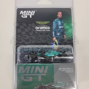 1:64 MGT01113 2024 #14 Fernando Alonso Aston Martin Canadian GP Diecast by Mini GT