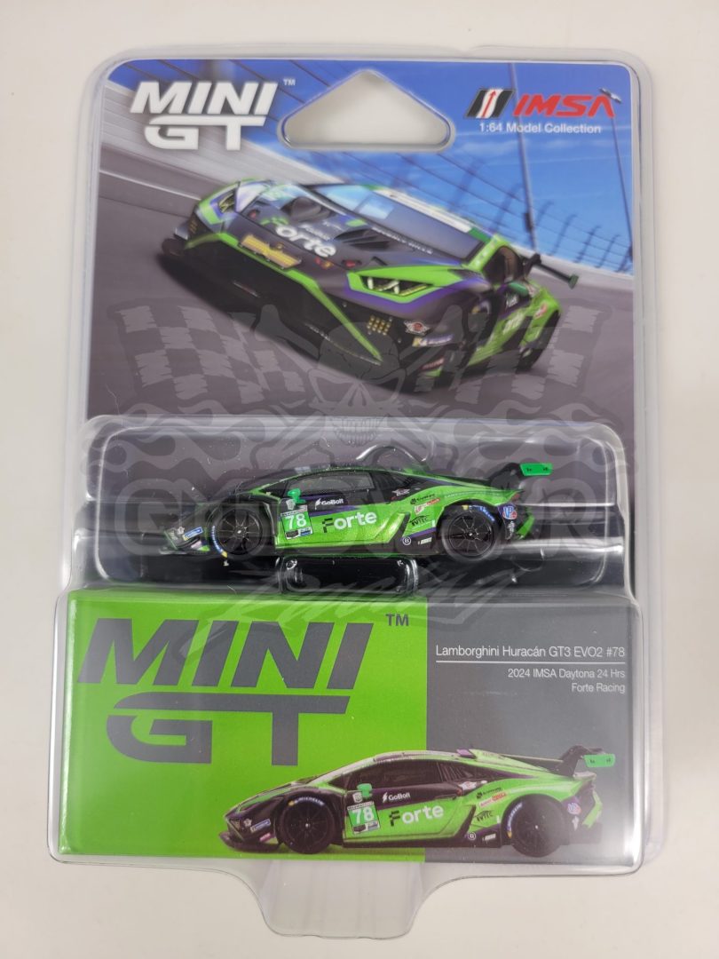 1:64 MGT01062 2024 #78 Forte Racing Laborghini Huracán by MiniGT