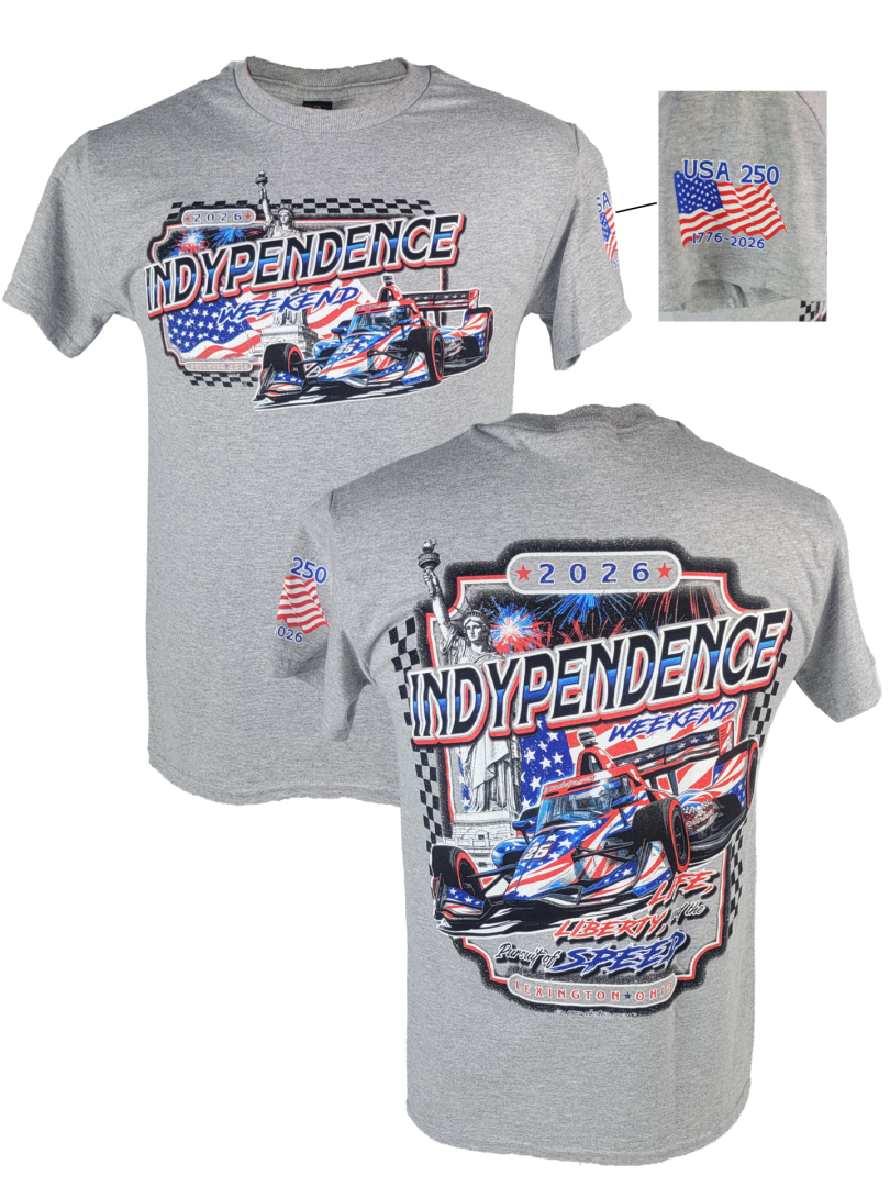Indypendence Day 2026 Tee Gray