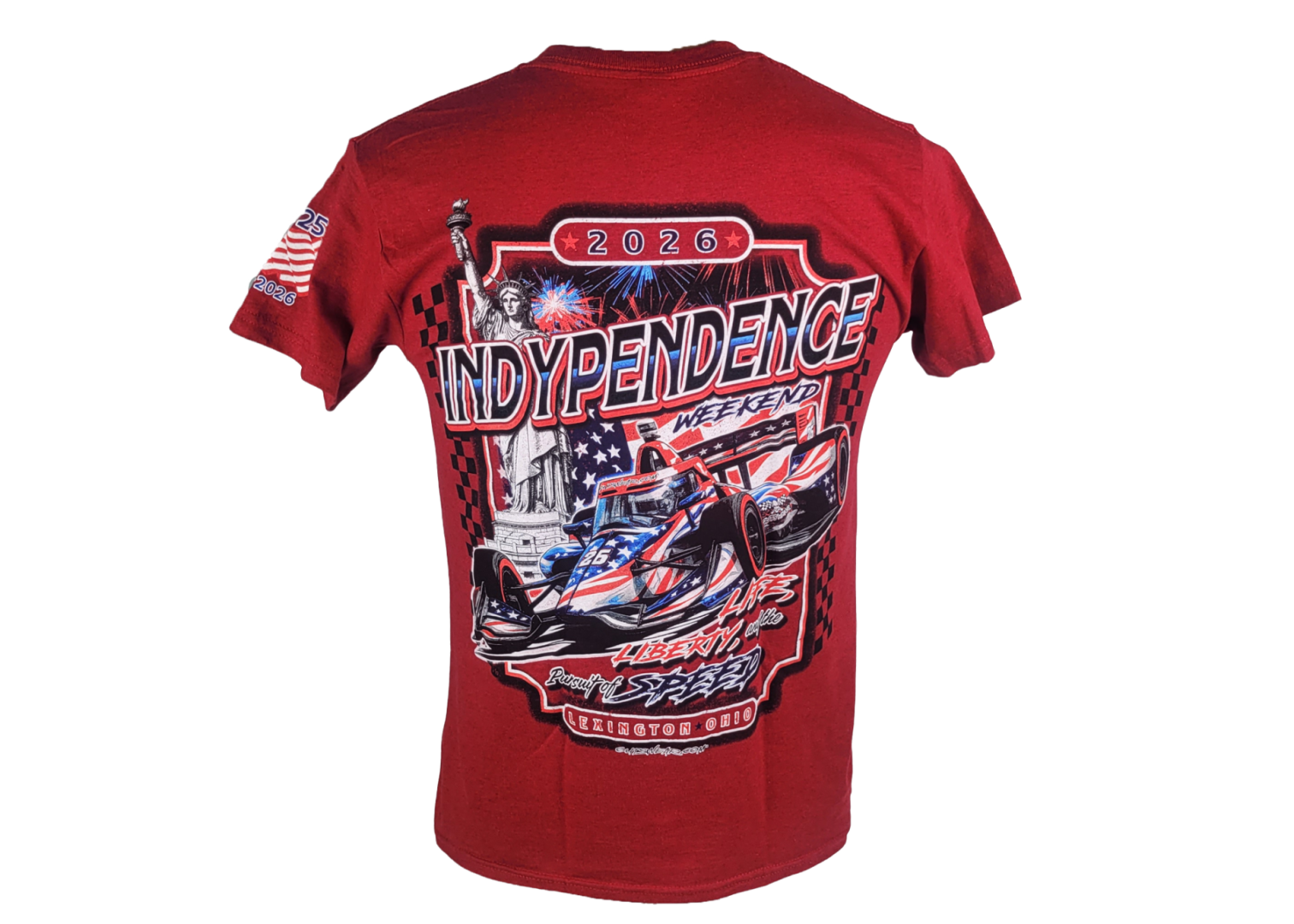 Indypendence Day 2026 Tee Red - Image 3
