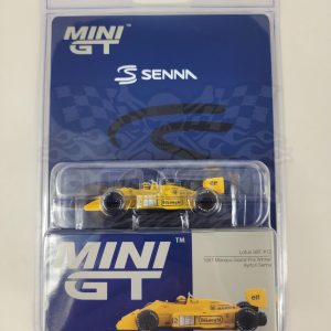 1:64 MGT1088 1987 #12 Ayrton Senna Lotus 99T Diecast by MiniGT