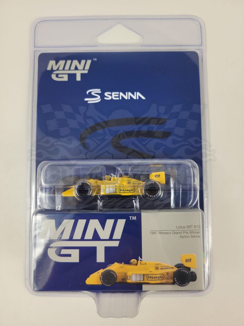 1:64 MGT1088 1987 #12 Ayrton Senna Lotus 99T Diecast by MiniGT