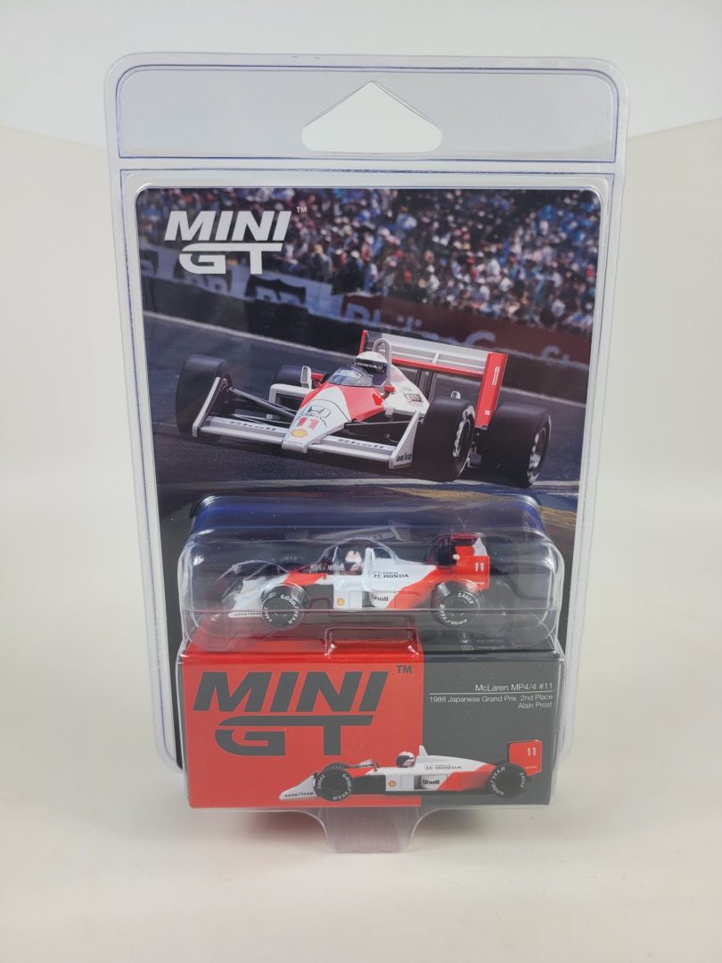 1:64 MGT01123 1988 #11 Alain Prost McLaren MP4/4 Diecast by MiniGT