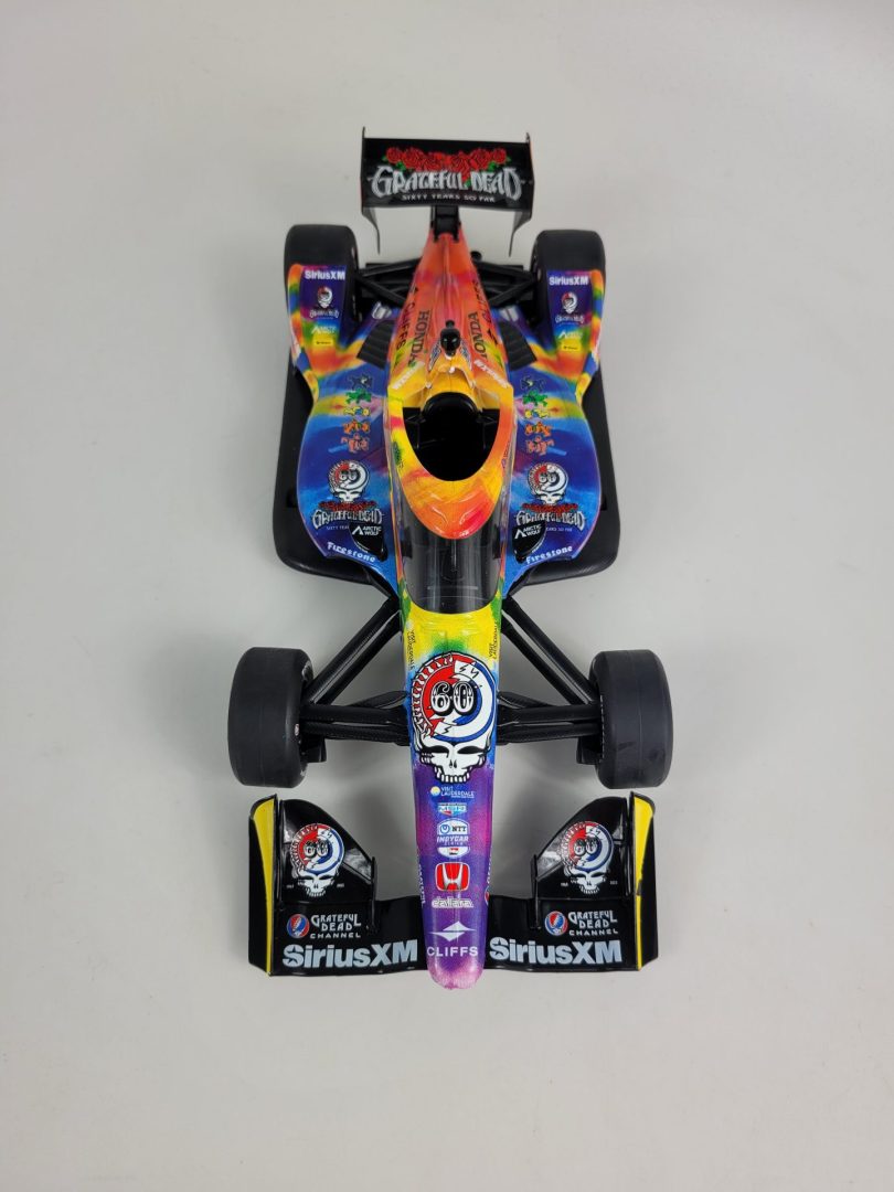 1:18 IXO 2025 Felix Rosenqvist SiriusXM - Grateful Dead Honda IndyCar Diecast - Image 3