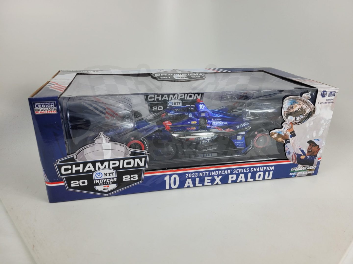 1:18 GL Alex Palou #10 American Legion Honda IndyCar Champion Diecast - Image 2