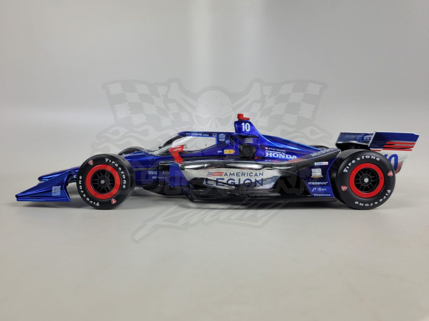 1:18 GL Alex Palou #10 American Legion Honda IndyCar Champion Diecast - Image 3